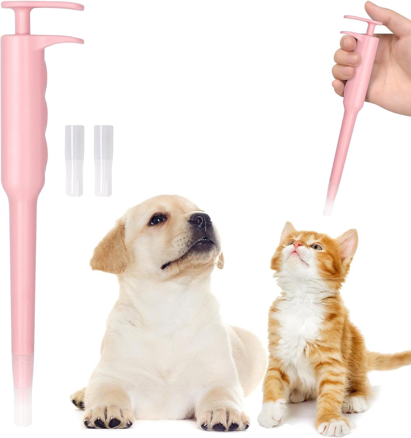 Pet Pill Dispenser Pet Piller Gun With Soft Tip And Pill Feeder For Cats, Dogs, And Small Animals