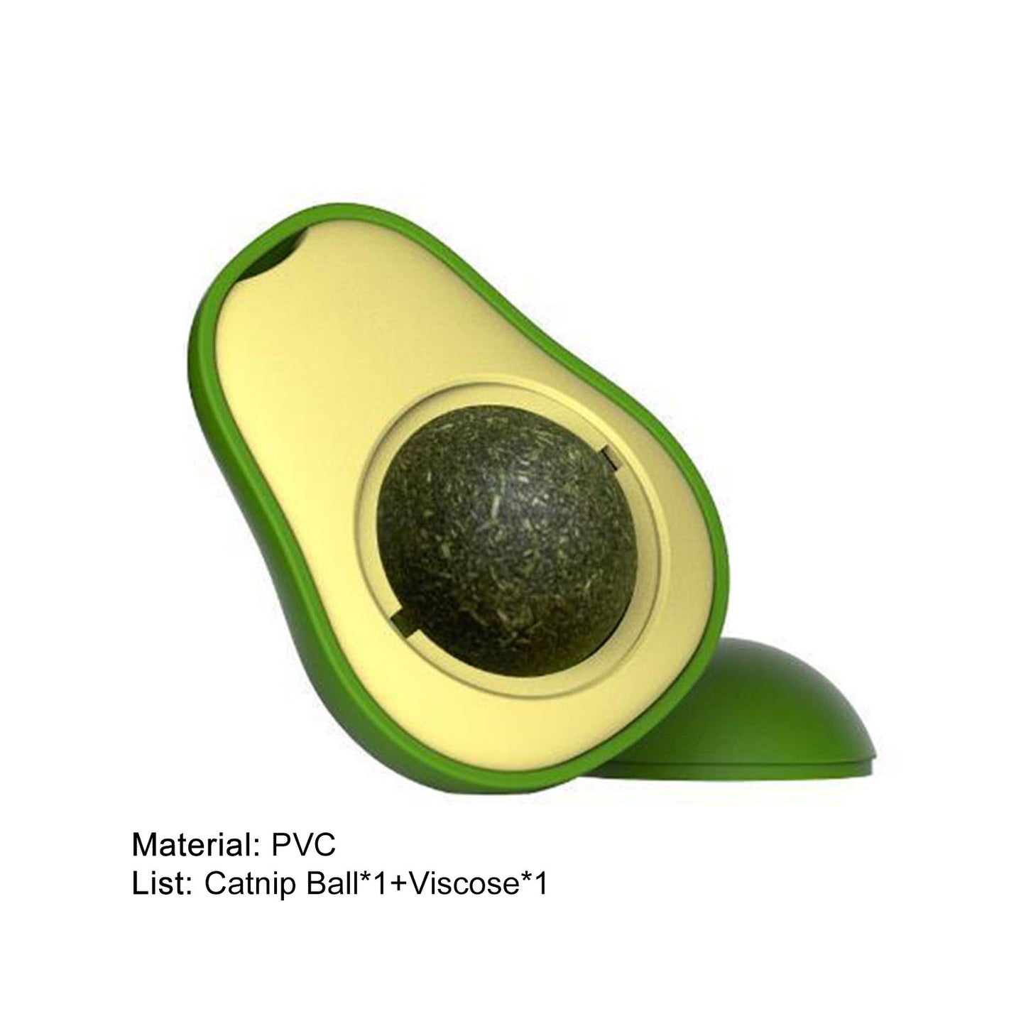 Cute Avocado Catnip Toys Cat Teeth Cleaning