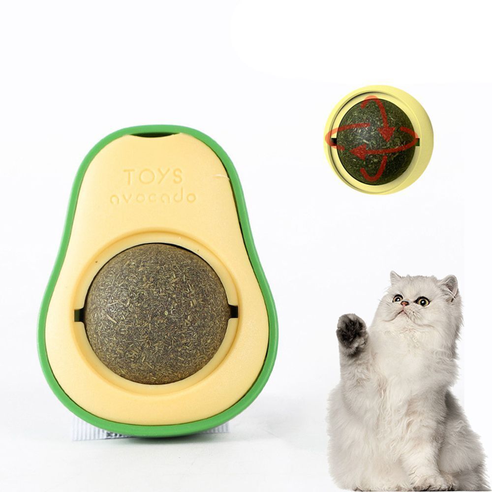 Cute Avocado Catnip Toys Cat Teeth Cleaning