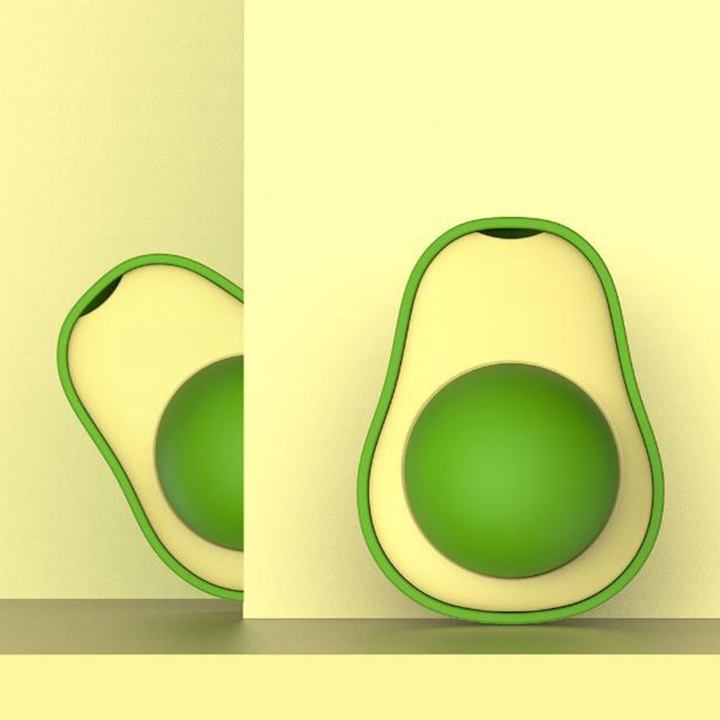 Cute Avocado Catnip Toys Cat Teeth Cleaning