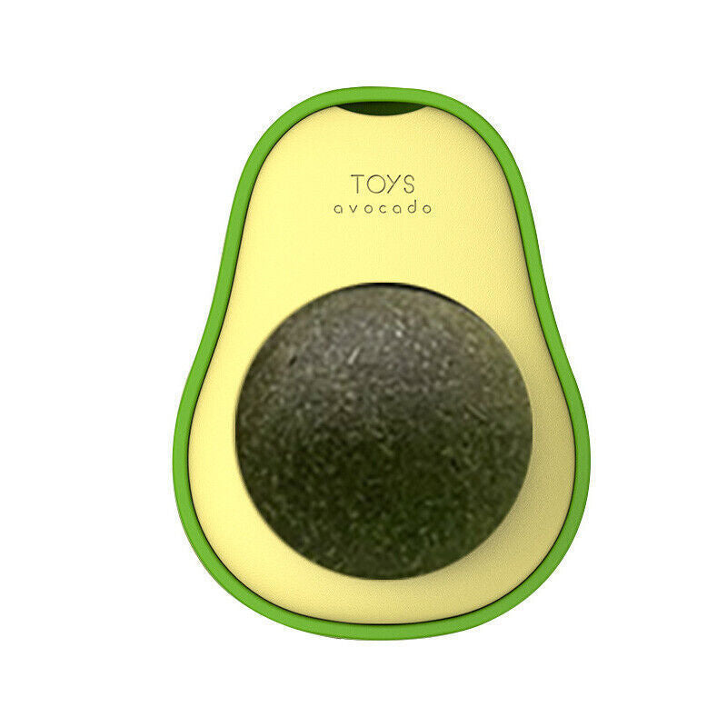 Cute Avocado Catnip Toys Cat Teeth Cleaning