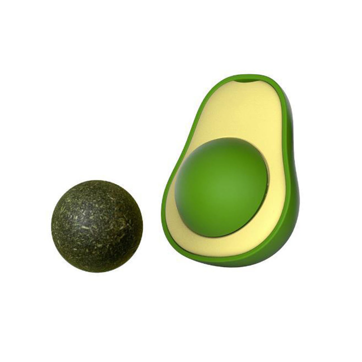 Cute Avocado Catnip Toys Cat Teeth Cleaning