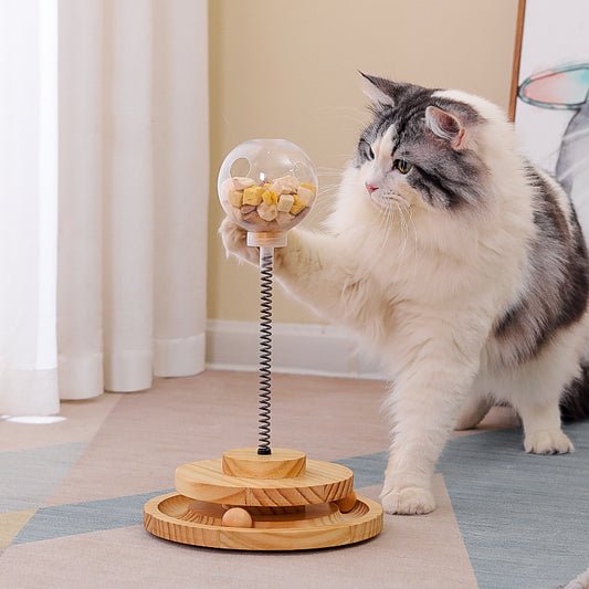 Cat Treats Dispenser Cat Treat Dispenser Toy Catnip Cat Toy Cat Nips Spring r Pet Toys