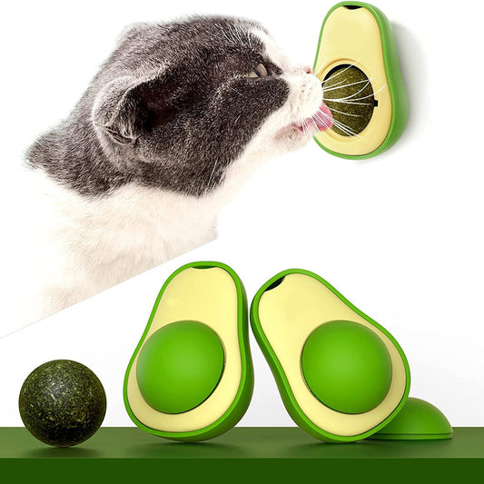Cute Avocado Catnip Toys Cat Teeth Cleaning